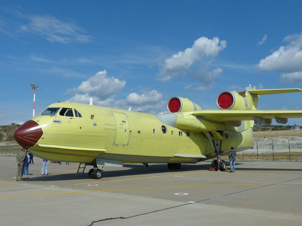 The latest Beriev Be-200ES soon to be delivered to the Russian Ministry of Emergency Situations (EMERCOM). (David Oliver)