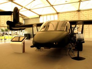 The mock-up of the V-28 Valor seen at Farnborough. The first flight is expected in September 2017. (P. Valpolini)