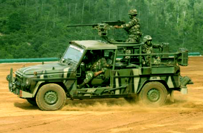 Four contenders for the new Royal Malaysian Army Special Operations