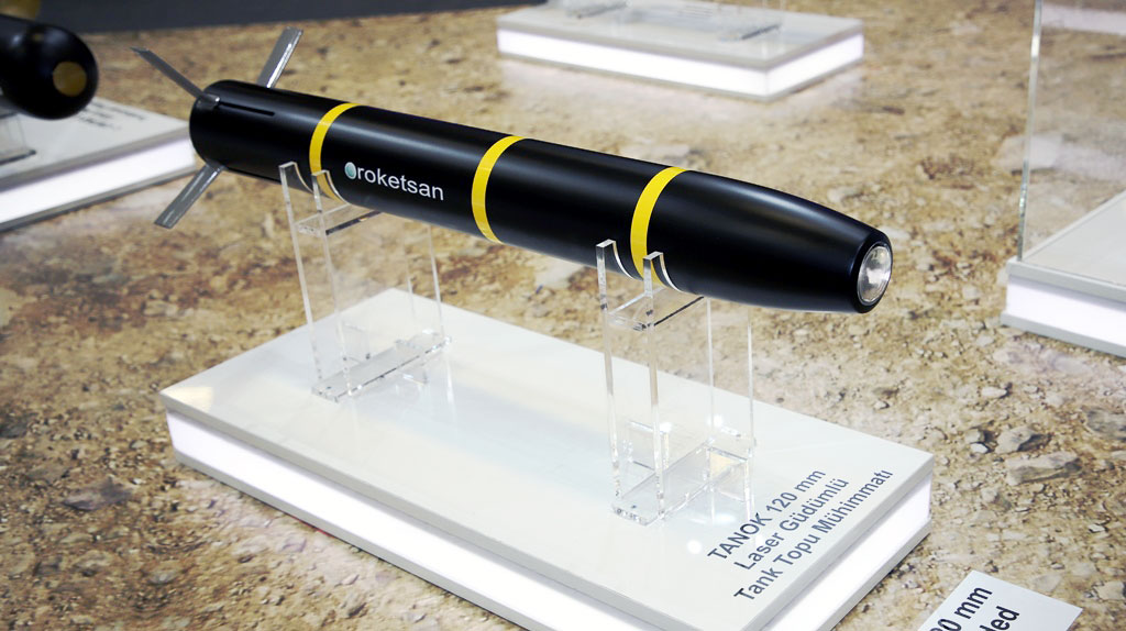 IDEF 19 Roketsan unveils the future Altay 120 mm laser guided