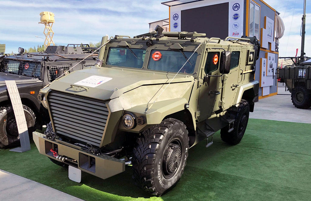 Russia unveils AMN-2 Atlet 4x4 light vehicle - EDR Magazine