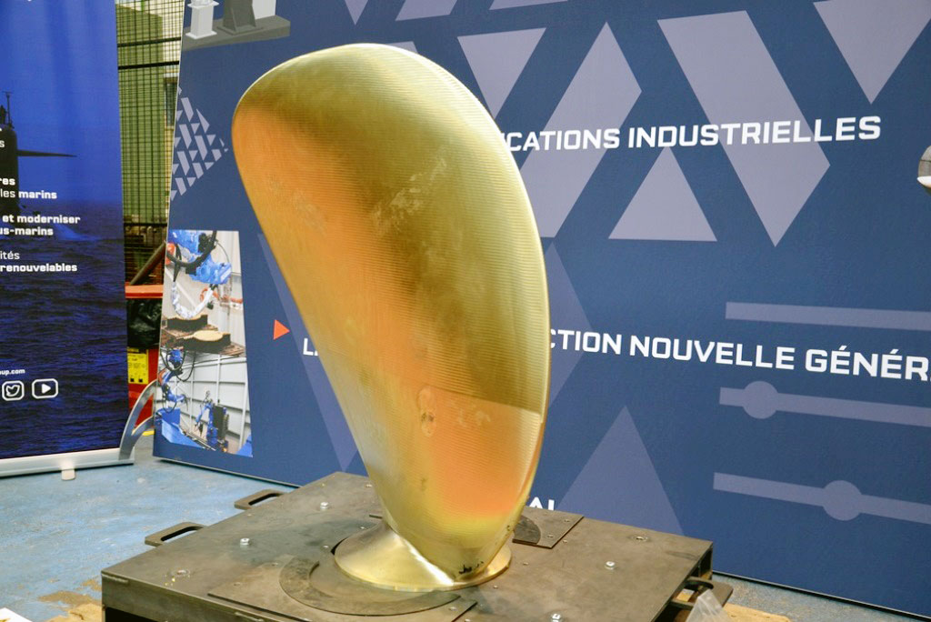 Naval Group equips a French navy ship with a 3Dprinted propeller EDR