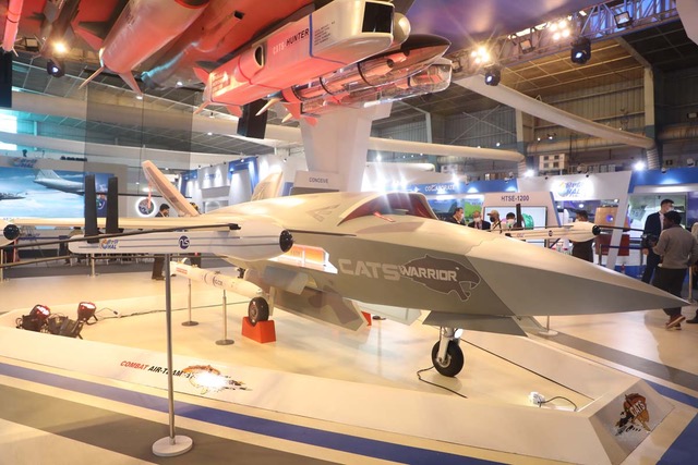The Dead District: HAL CATS Warrior displayed at Aero India 2021