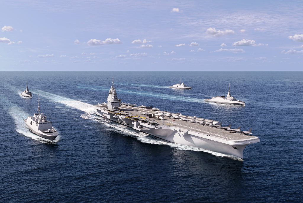 French Navy new generation aircraft carrier design detailed - EDR