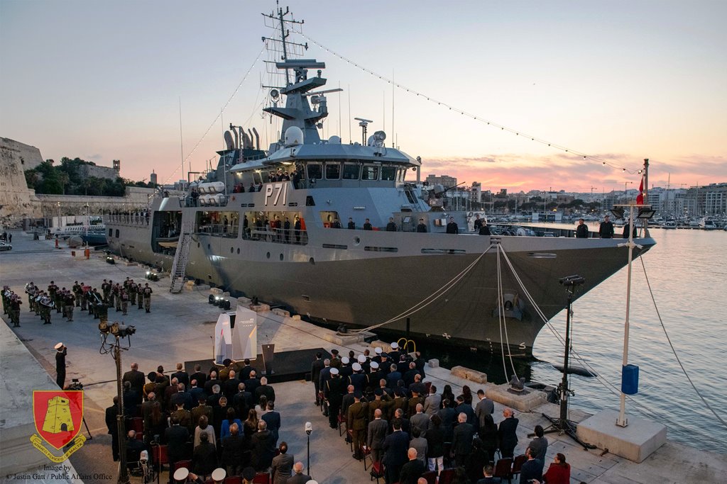 Cantiere Navale Vittoria delivers the new flagship of the Armed Forces