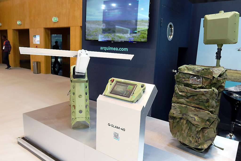 IDEX 2023: Arquimea exhibits its full Q-SLAM-40 loitering