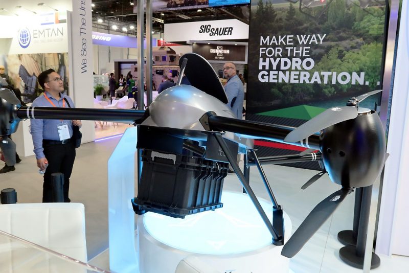 IDEX 2023: Heven Drones unveils its H<sub>2</sub>D55 hydrogen-powered UAS