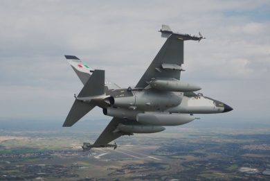 Leonardo and Nexter new Gun Pod on the M-346 Fighter Attack