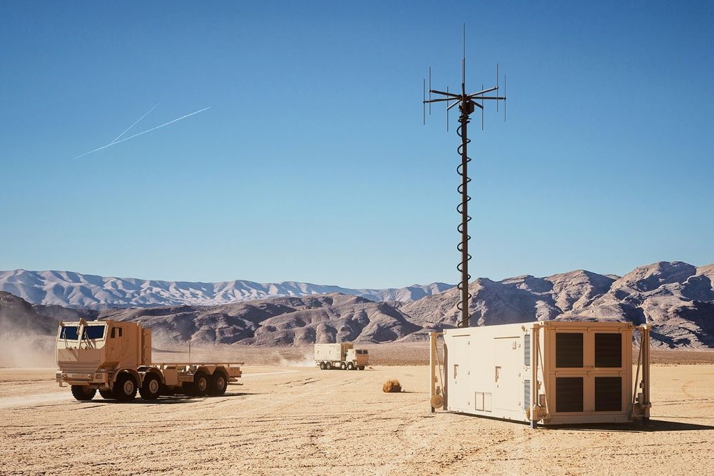 The 'Twinvis Sheltered' can be flexibly and easily deployed on military carrier vehicles.