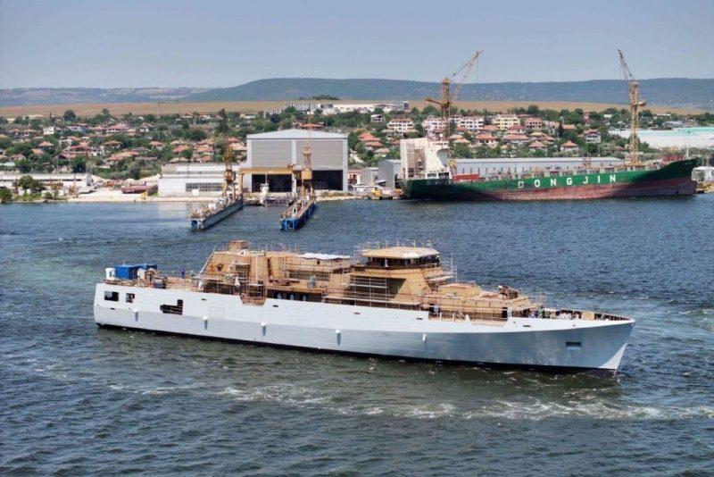 MTG Dolphin Launching of the first MMPV for the Bulgarian Navy