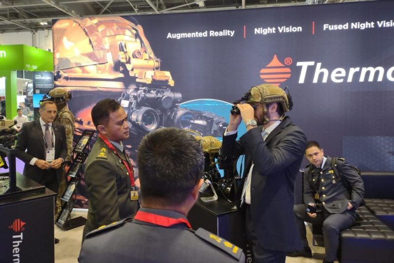Thermoteknix Systems - Fused Night Vision Goggle with Augmented Reality - FNVG-AR - DSEI 2023