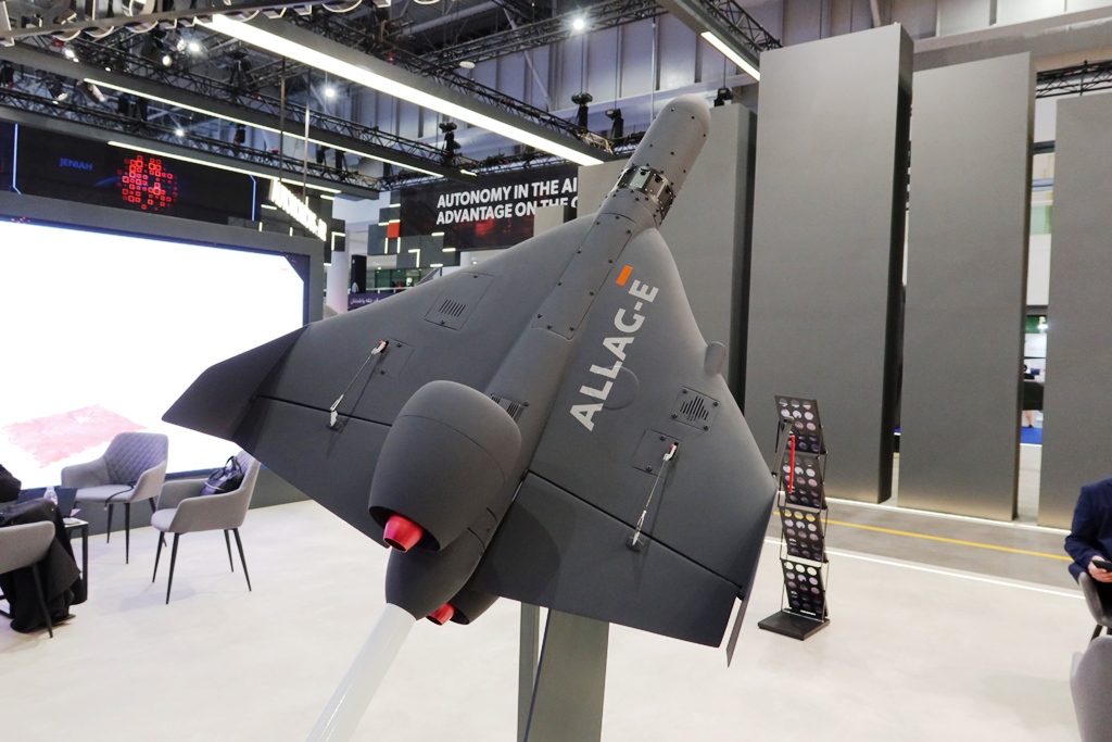 Dubai Airshow 2025 – EDGE Advanced Concepts shows new development version of its Allag-E interceptor drone
