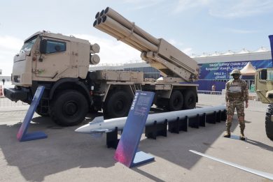 WDS 2026 – Russia unveils its Sarma multiple launch rocket system alongside a complete target acquisition and C2 suite WDS 2026 – Russia unveils its Sarma multiple launch rocket system alongside a complete target acquisition and C2 suite
