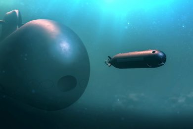 Saab unveils first details of its Autonomous Ocean Drone LUUV for Swedish FMV
